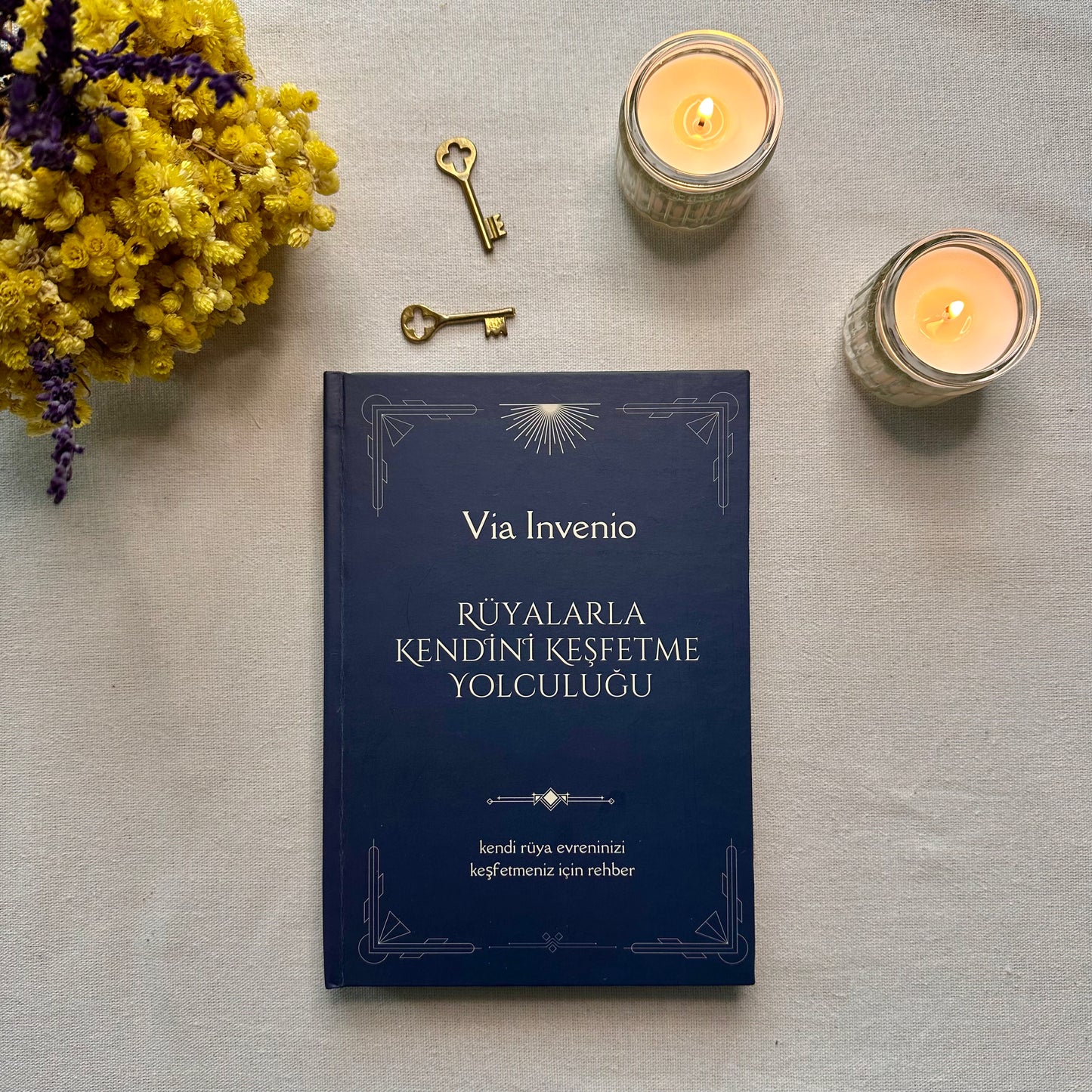 Rüyalarla Kendini Keşfetme Yolculuğu Defteri & VIA INVENIO Kart Destesi Seti