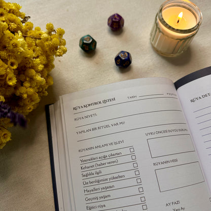 Rüyalarla Kendini Keşfetme Yolculuğu Defteri & VIA INVENIO Kart Destesi Seti