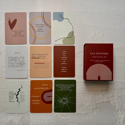 Rüyalarla Kendini Keşfetme Yolculuğu Defteri & VIA INVENIO Kart Destesi Seti