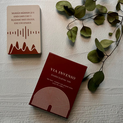 Rüyalarla Kendini Keşfetme Yolculuğu Defteri & VIA INVENIO Kart Destesi Seti